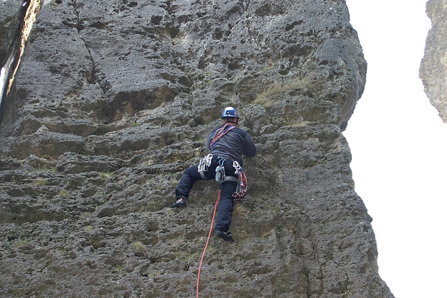 Escalada en diferentes tipos de roca